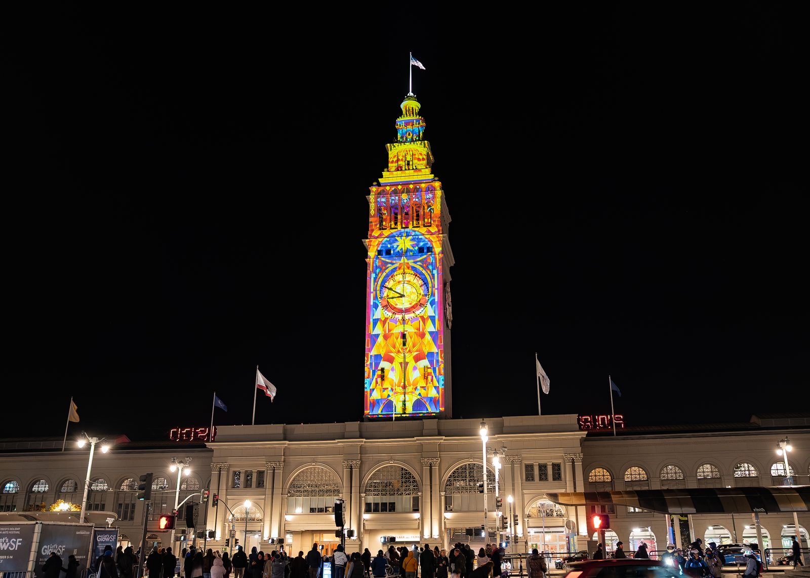 Ferry Building example projection 2